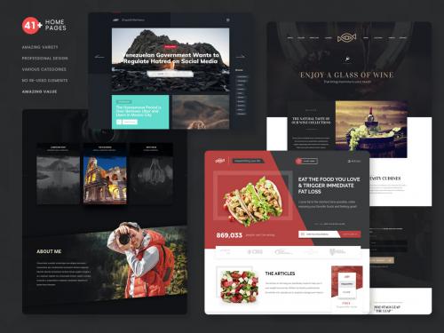 Shapeshifter Massive UI Kit for Landing Pages - shapeshifter-landing-page-psd-bundle