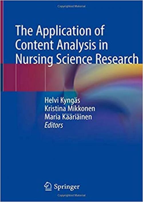 The Application of Content Analysis in Nursing Science Research - 3030301982