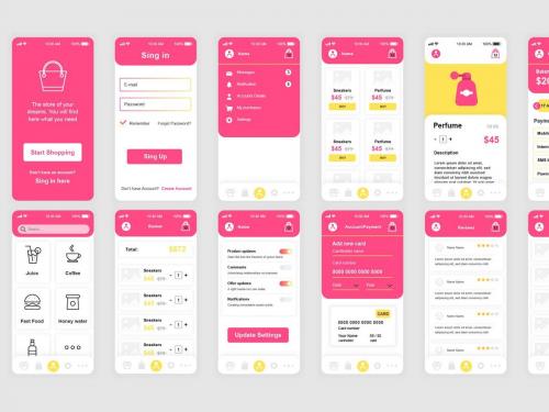 Shopping Mobile App UI Kit - shopping-mobile-app-ui-kit