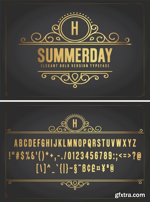 Download Summerday Bold Font » GFxtra