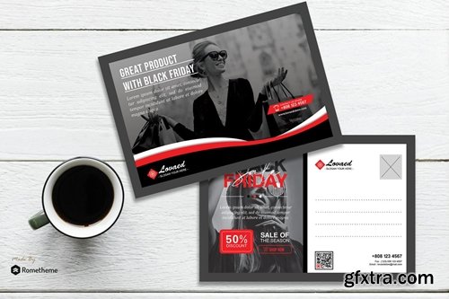 Lovaed - Creative Black Friday Postcard HR