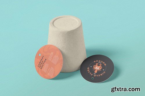 Round Circle Flyer Mockups