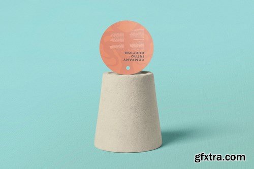 Round Circle Flyer Mockups