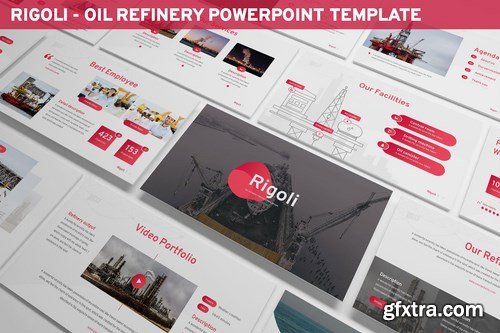 Rigoli - Oil Refinery Powerpoint Template