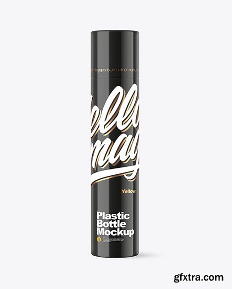 Glossy Cosmetic Spray Bottle Mockup 53465