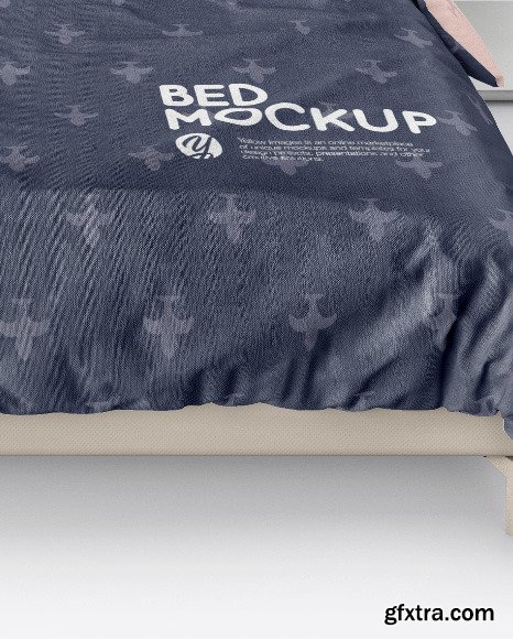 Double Bed Mockup 54707