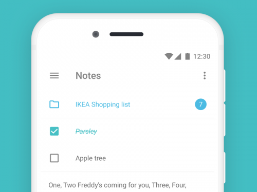 Notes app Android OS UI Kit - simple-and-easy-to-use-notes-app-for-android-os