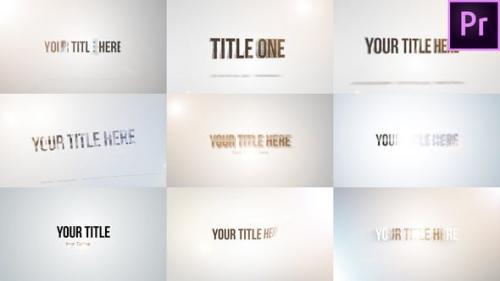 Videohive - Quick Title Sting Pack: Clean & Bright