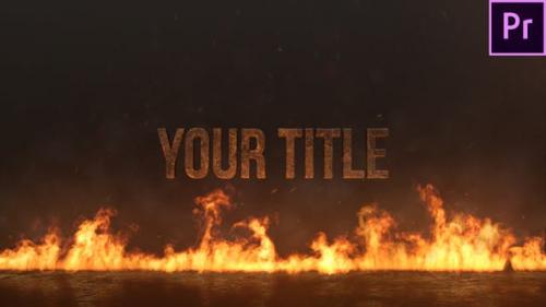 Videohive - Epic Fire Title