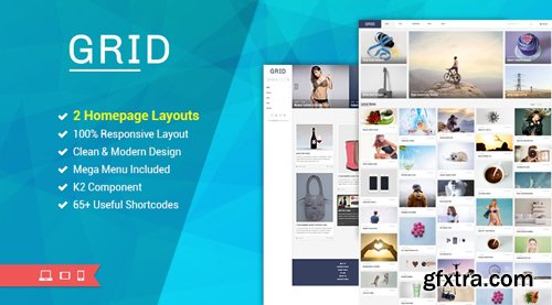 SmartAddons - SJ Grid v3.9.6 - Responsive Joomla news magazine Template