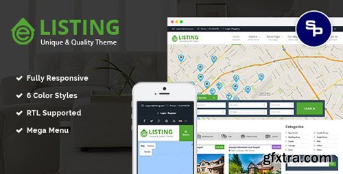 ThemeForest - eListing v1.0.2 - Responsive Real Estate Joomla Template - 11246969