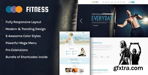 ThemeForest - Fitness v3.9.6 - Responsive Joomla Yoga Club Template - 16072861