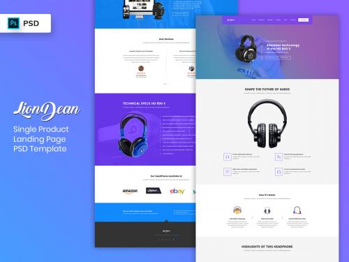 Single Product Landing Page PSD Template-02 - single-product-landing-page-psd-template-02