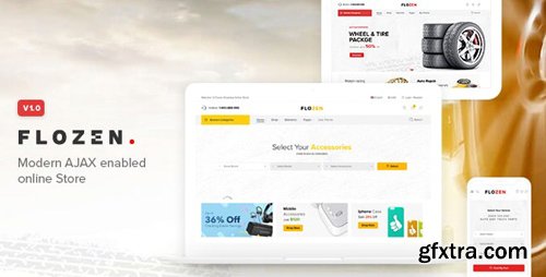 ThemeForest - Flozen v1.0.3 - WooCommerce AJAX WordPress Theme - 24015948