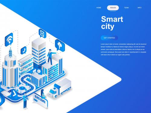 Smart City Isometric Concept - smart-city-isometric-concept-66c6b3bc-87c8-476d-a0b4-53fea1271a75