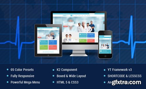 SmartAddons - SJ Healthcare v3.9.6 - Responsive Joomla Medical Health Template