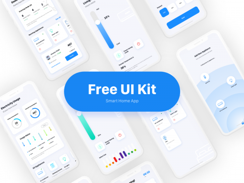 Ui Kit - Smart Home App - smart-home-app-free-ui-kit