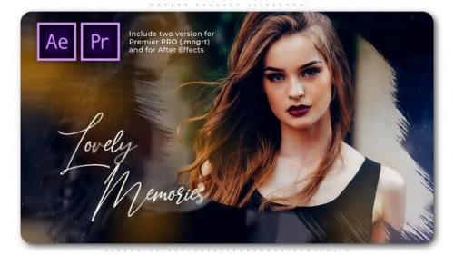 Videohive - Modern Brushes Slideshow