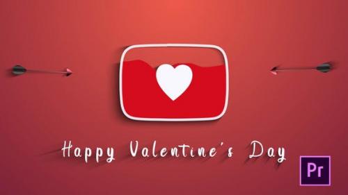 Videohive - Valentines Day (Youtube Logo)