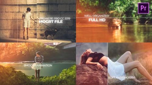 Videohive - Elegant Opener Slideshow Mogrt