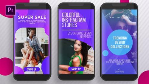 Videohive - Colorful Instagram Stories