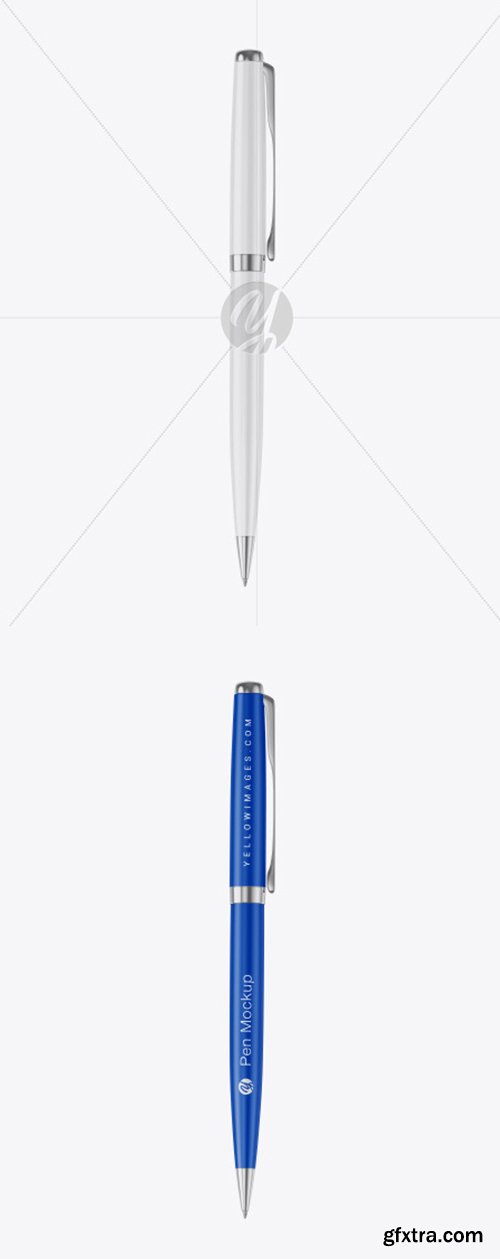 Matte Pen w Metallic Finish Mockup 55038