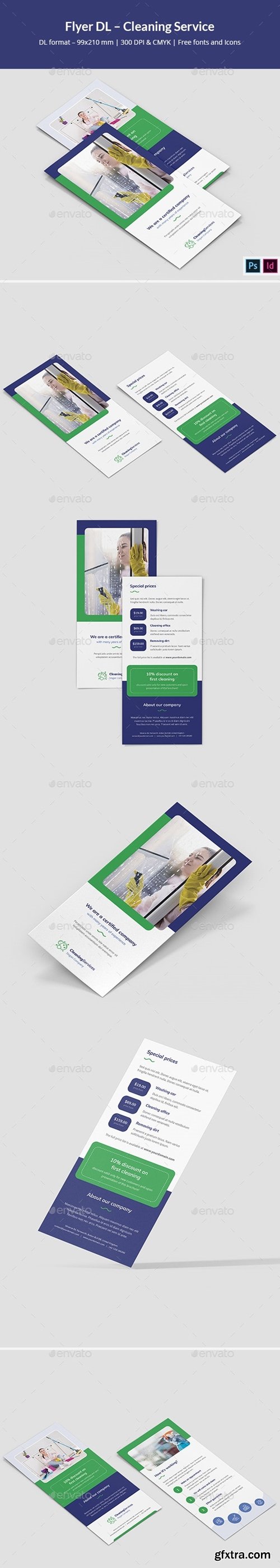 GraphicRiver - Flyer DL – Cleaning Service 25609113