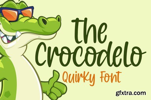 Crocodelo - a Quirky Font