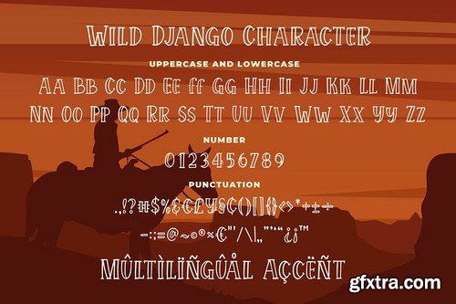 Wild Django - Bouncy Outline Serif