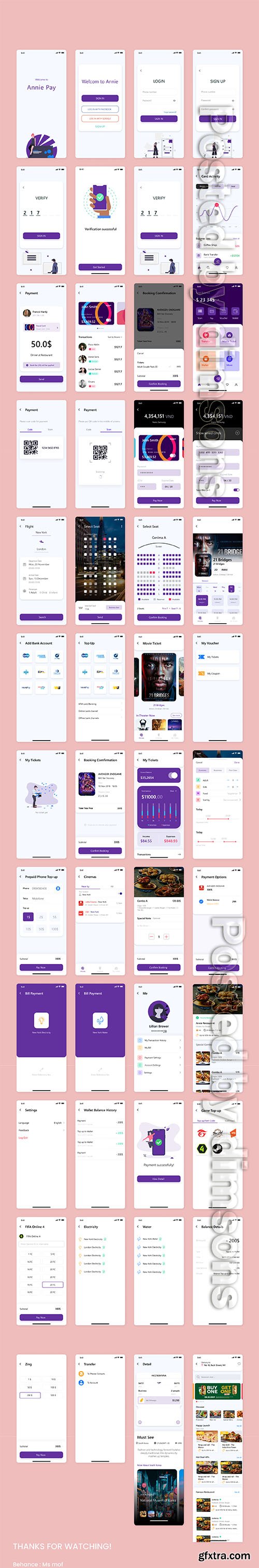 A Pay - Wallet App UI Kit