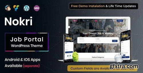 ThemeForest - Nokri v1.3 - Job Board WordPress Theme - 22677241
