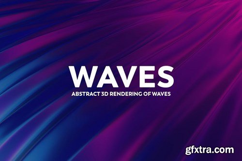 Abstract 3D Rendering of Waves