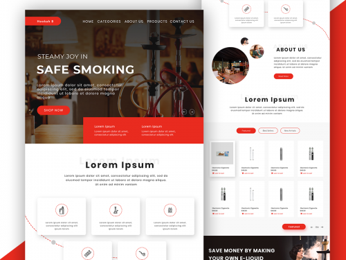 Smoke web Landing Template - smoke-web-landing-template