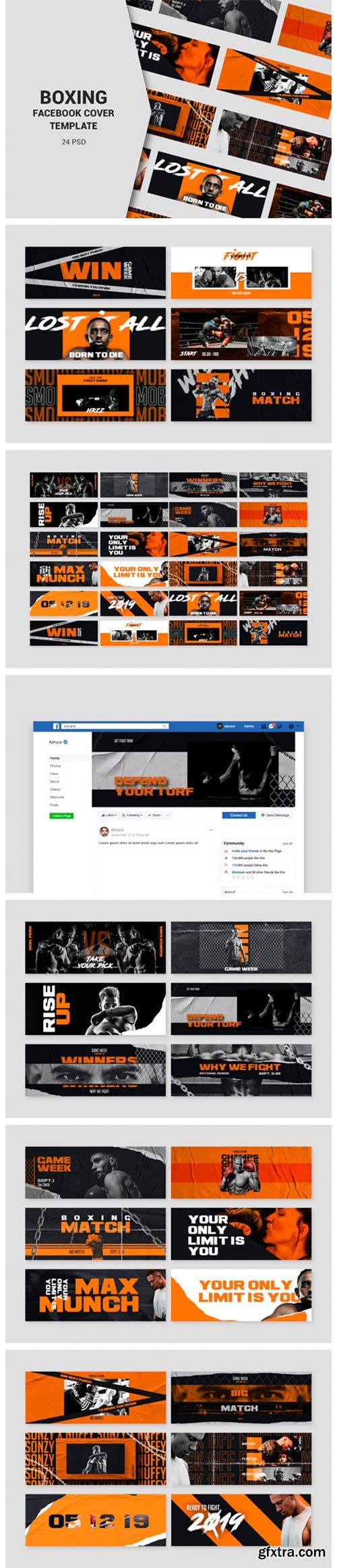 Boxing Facebook Cover Templates 2661861