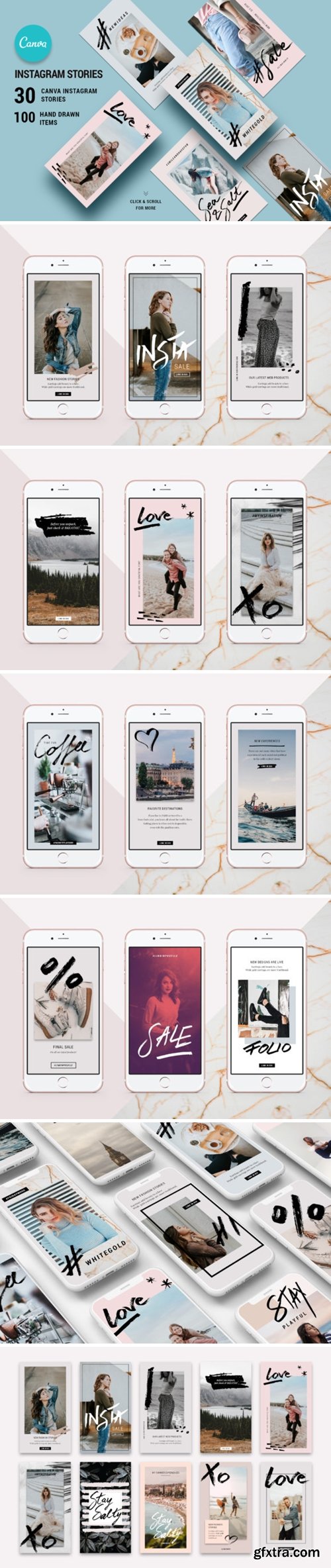 CM - CANVA Instagram Hand-Drawn Stories 2594595