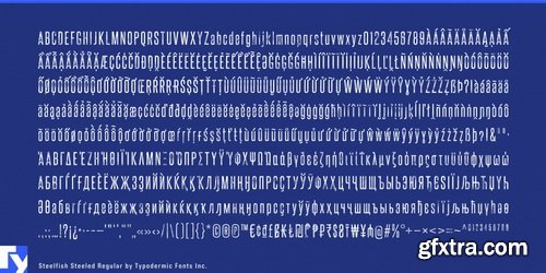 Steelfish Steeled Font Family