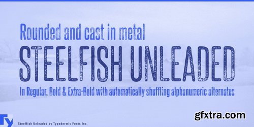 Steelfish Unleaded Font Family