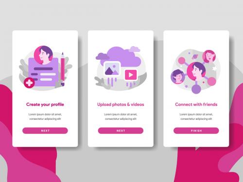 Social Media Illustration for Onboarding Social App - social-media-illustration-for-onboarding-social-app