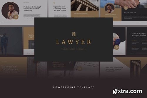 Lawyer - Elegant CV Powerpoint Template