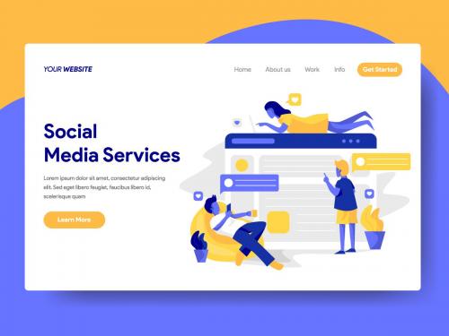 Social Media Services - social-media-services-illustration