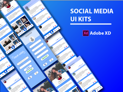 Social Media UI Kits For Adobe XD - social-media-ui-kits-for-adobe-xd