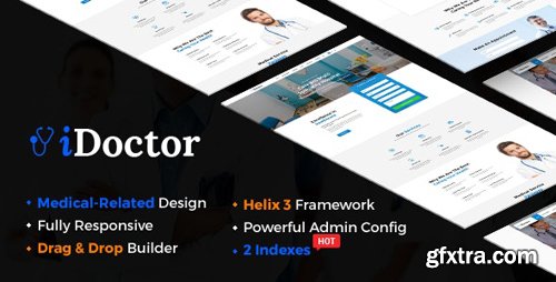ThemeForest - iDoctor v3.9.6 - Responsive & Multipurpose Medical Joomla Template With Page Builder - 19756387