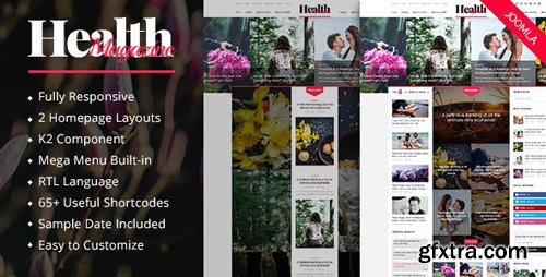 ThemeForest - HealthMag v3.9.6 - Multipurpose News/Magazine Joomla Template - 14603495