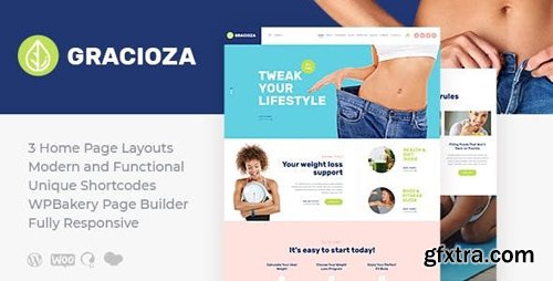 ThemeForest - Gracioza v1.0.3 - Weight Loss Company & Healthy Blog WordPress Theme - 21532410