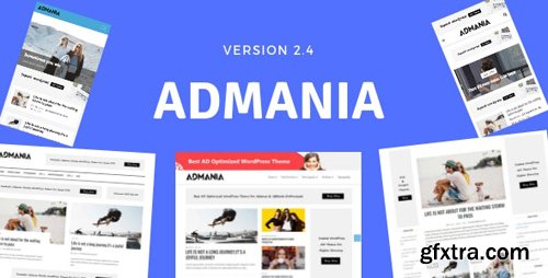 ThemeForest - Admania v2.4.8 - Adsense WordPress Theme With Gutenberg Compatibility - 18194026