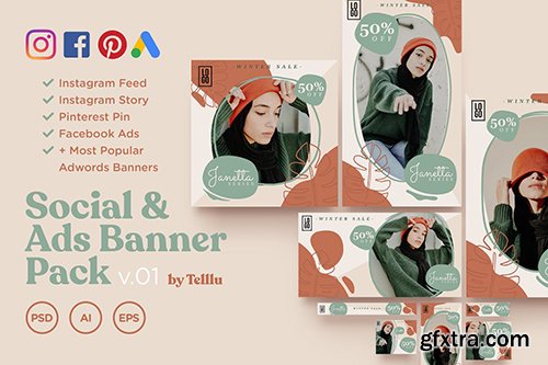 Social & Ads Banner Pack v01