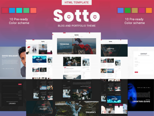 SOTTO - Blog and Portfolio HTML Template - sotto-blog-and-portfolio-html-template