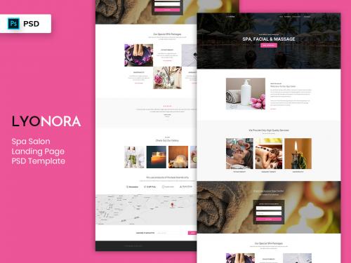 Spa Landing Page PSD Template - spa-landing-page-psd-template