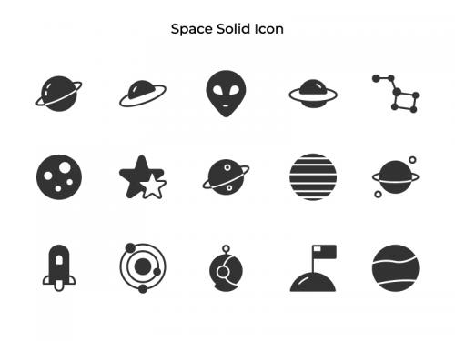 Space Solid Icon - space-solid-icon