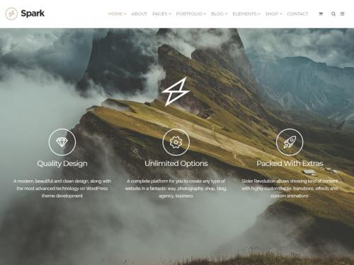 Spark WordPress Theme - Features Section - spark-wordpress-theme-features-section